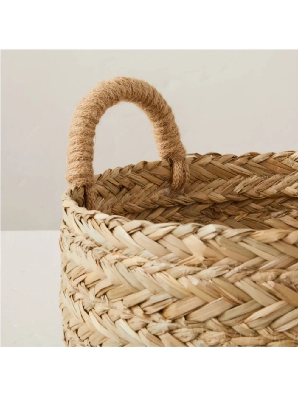 Extra Large XL Braided Grass Storage Basket - Hearth & Hand™ with Magnolia NEW